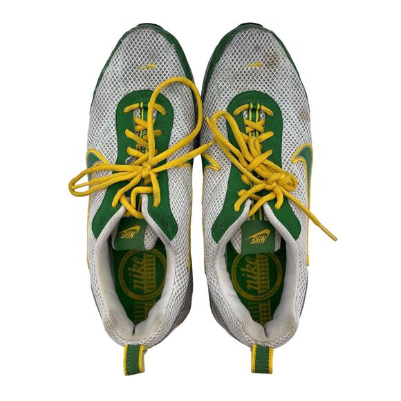 Size 12 - Nike Air Coos 315399-131 Green White Yellow Mens Running Shoes - Picture 9 of 16